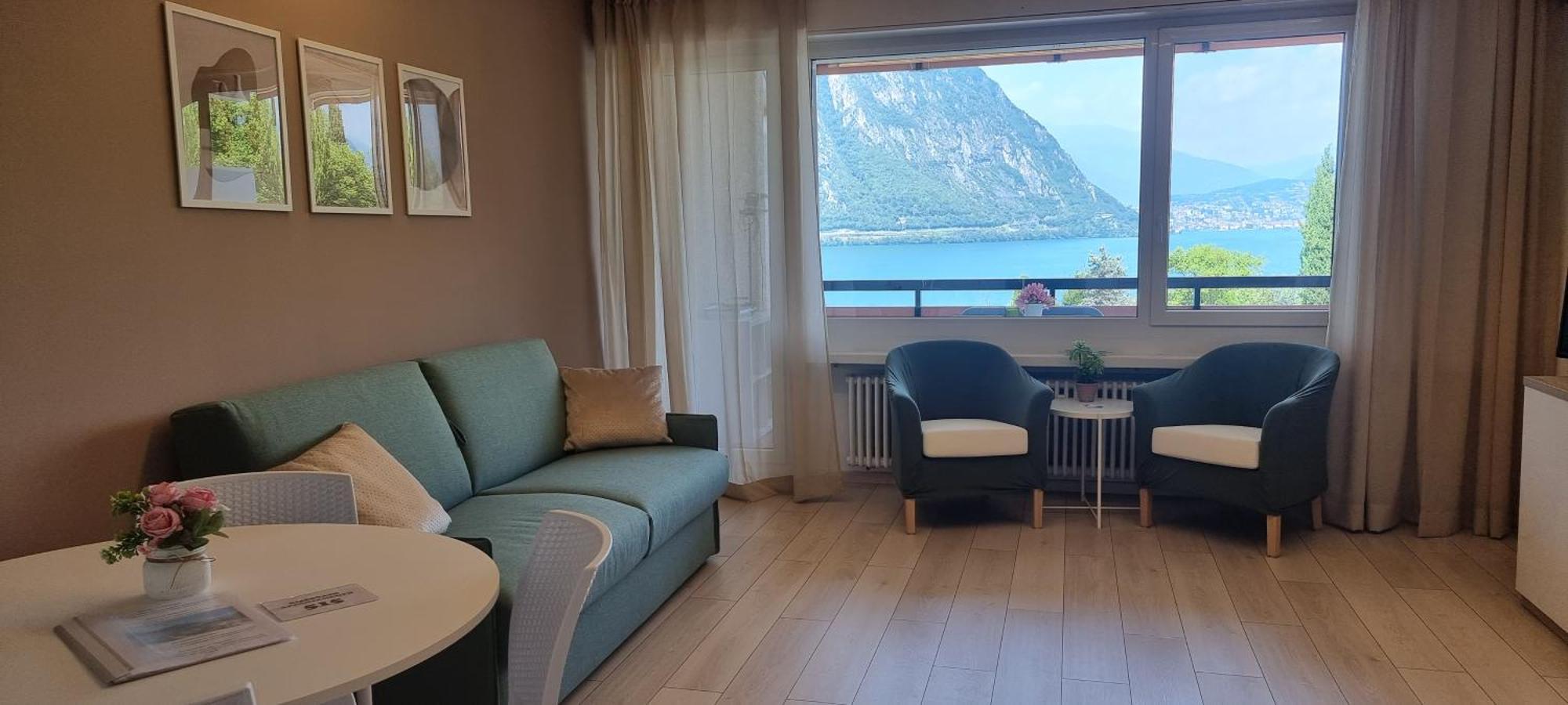 Bianca Apartment Bissone Eksteriør bilde