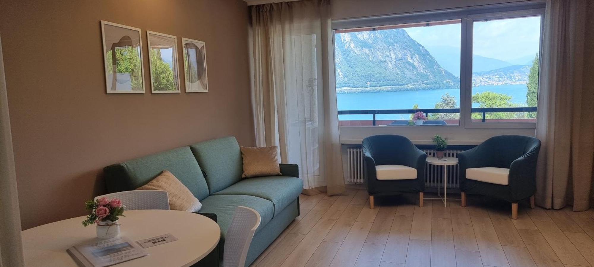 Bianca Apartment Bissone Eksteriør bilde